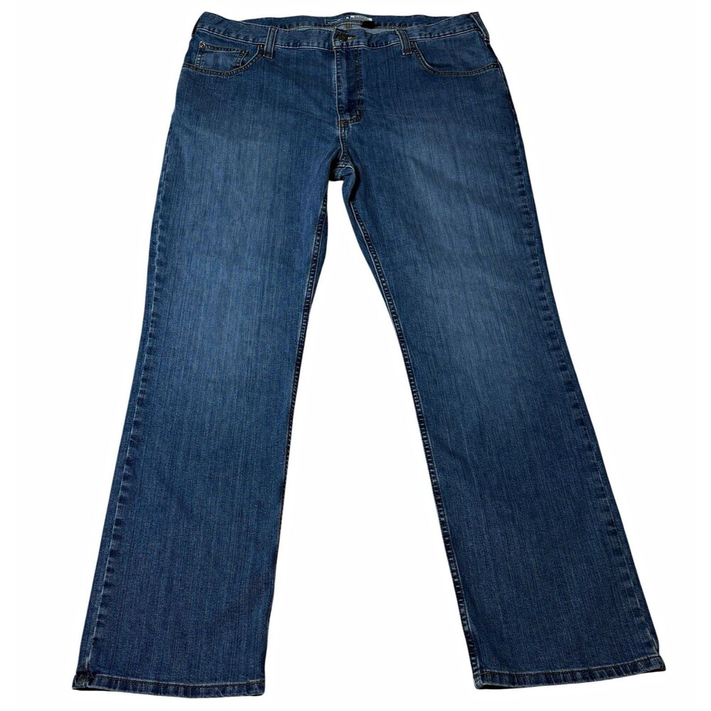 Carhartt Men’s Jeans Size 40 Blue Medium Wash Relaxed Straight 5 Pocket